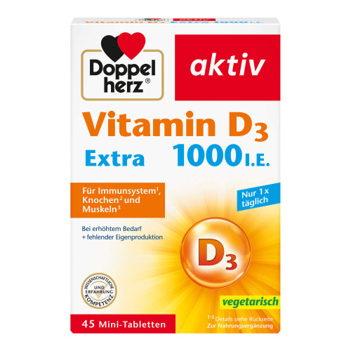 Doppelherz aktiv Vitamin D 1.000 I.E. Extra Tabletten
