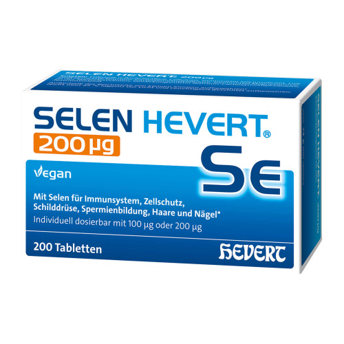 Selen Hevert 200 μg Tabletten