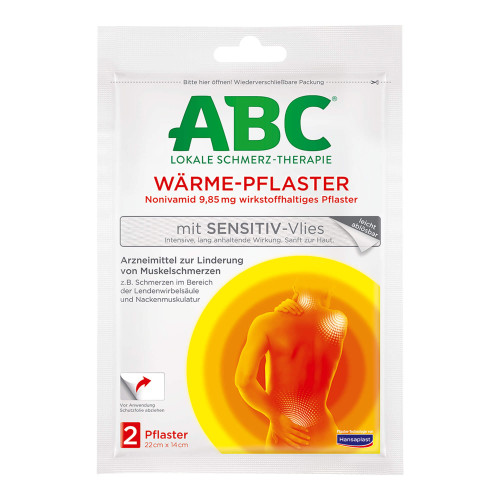 Hansaplast ABC Wärme-Pflaster mit Sensitiv-Vlies 14x10 cm