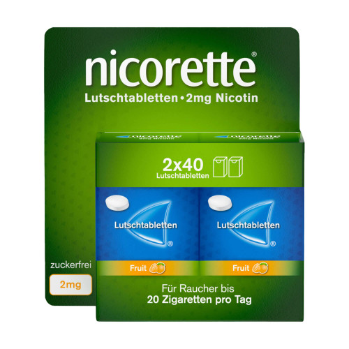 Nicorette Fruit 2 mg Lutschtabletten gepresst