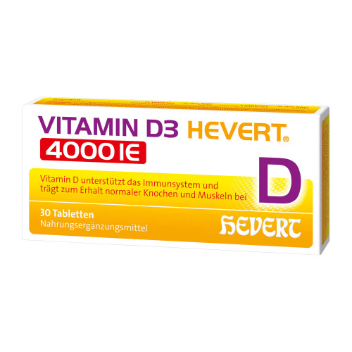 Vitamin D3 Hevert 4.000 I.E. Tabletten