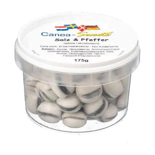 Canea Sweets Salz und Pfeffer Lakritz
